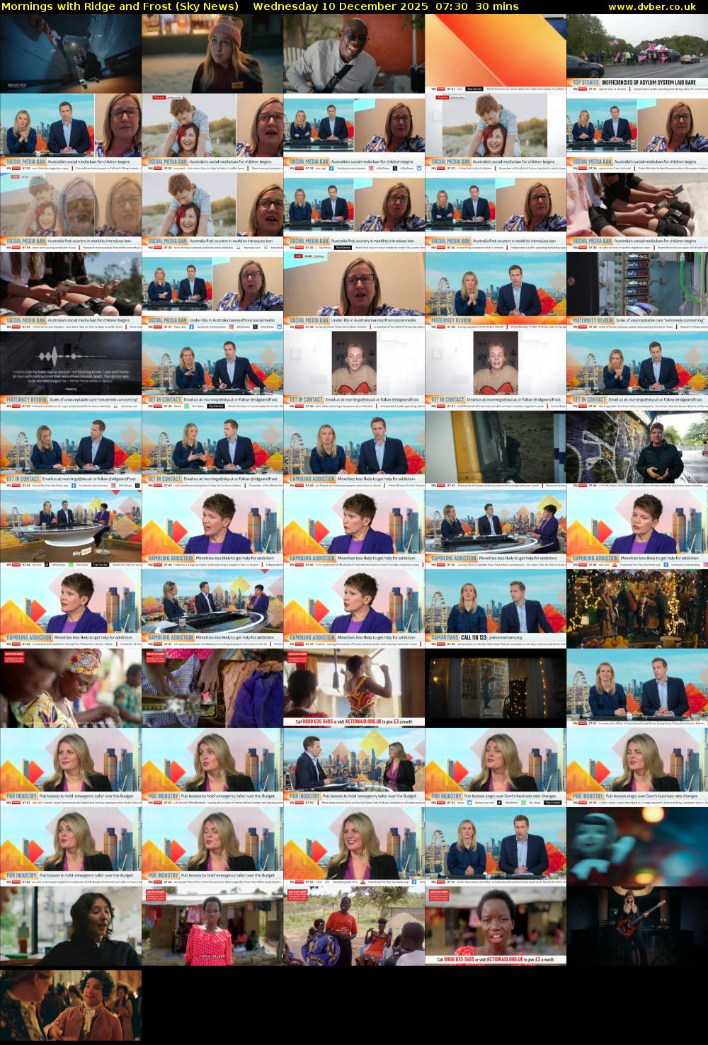 Mornings with Ridge and Frost (Sky News) Wednesday 10 December 2025 07:30 - 08:00