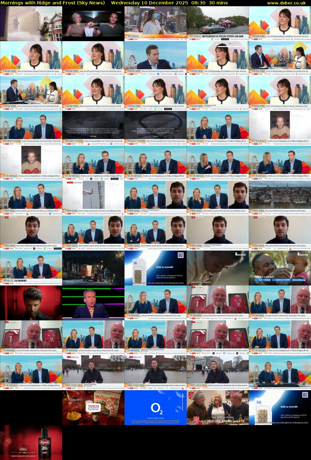 Mornings with Ridge and Frost (Sky News) Wednesday 10 December 2025 08:30 - 09:00