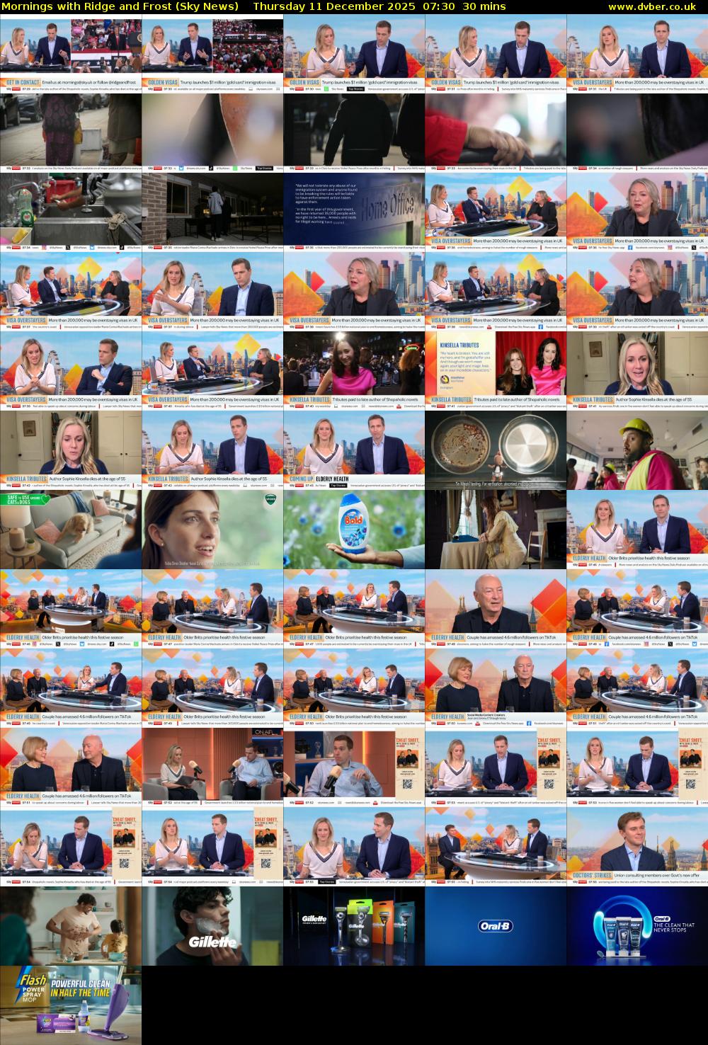 Mornings with Ridge and Frost (Sky News) Thursday 11 December 2025 07:30 - 08:00