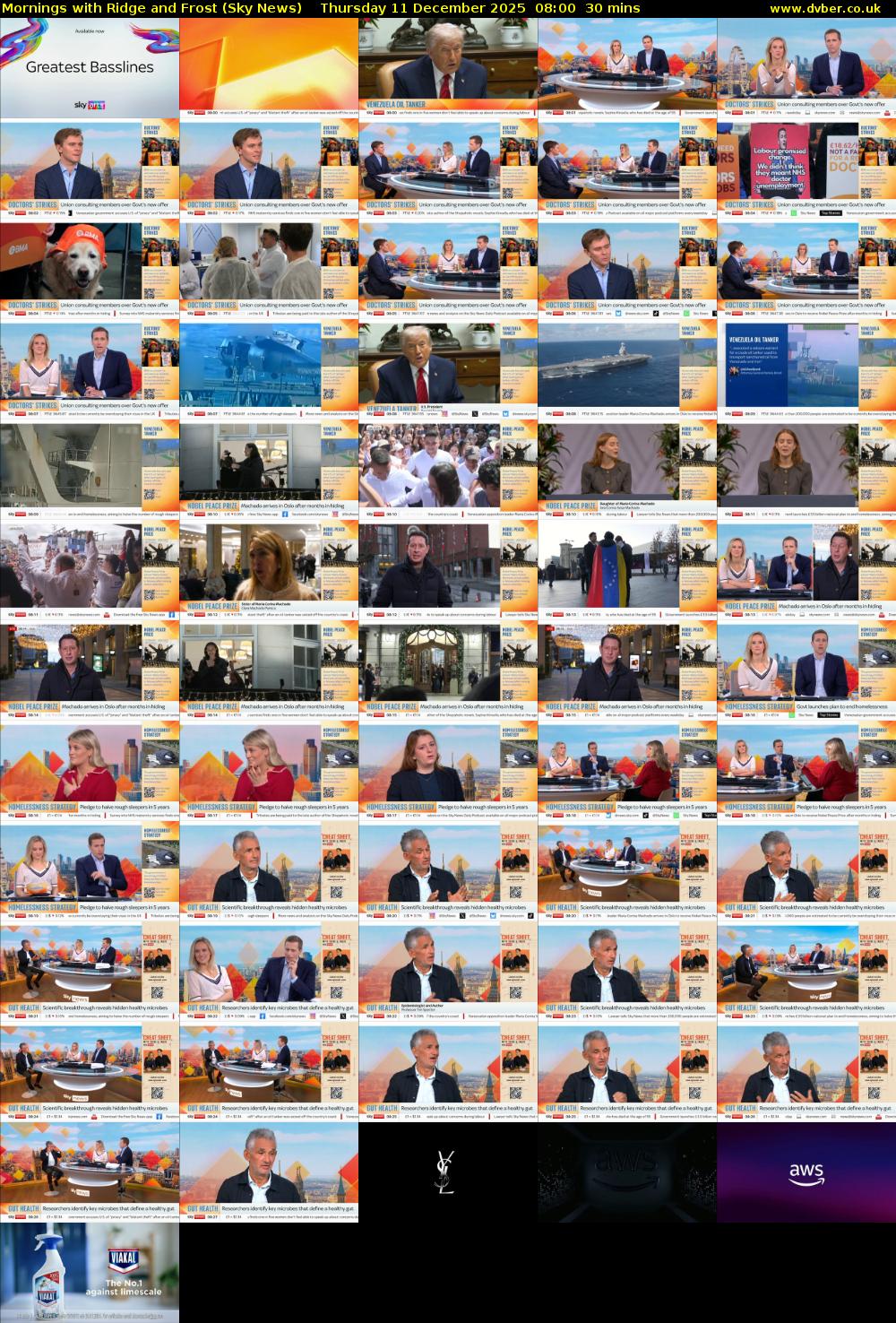 Mornings with Ridge and Frost (Sky News) Thursday 11 December 2025 08:00 - 08:30