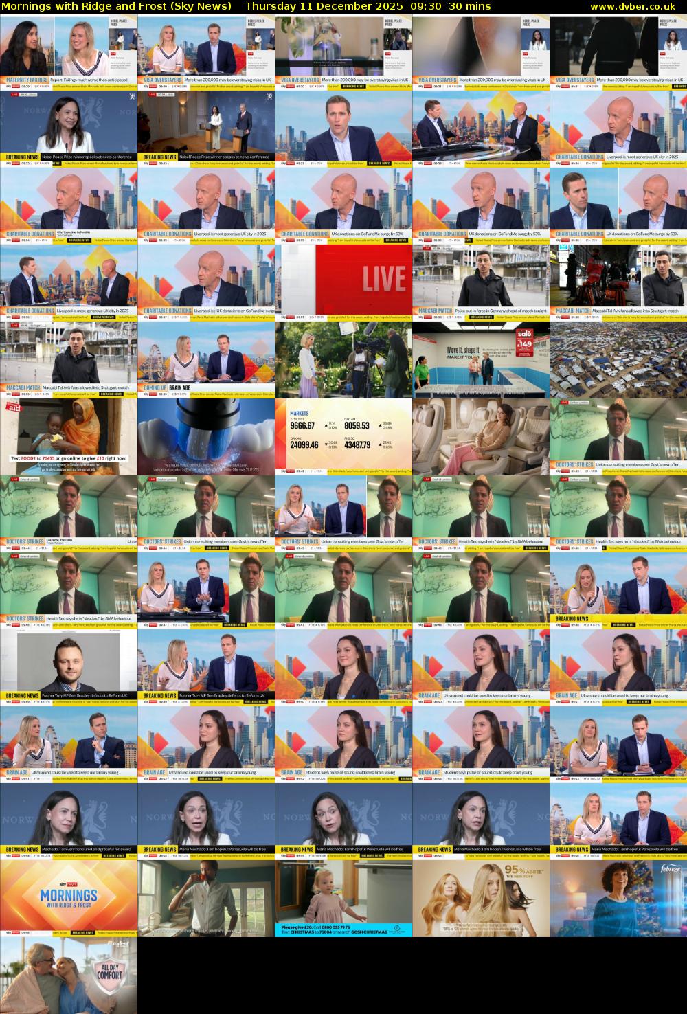 Mornings with Ridge and Frost (Sky News) Thursday 11 December 2025 09:30 - 10:00