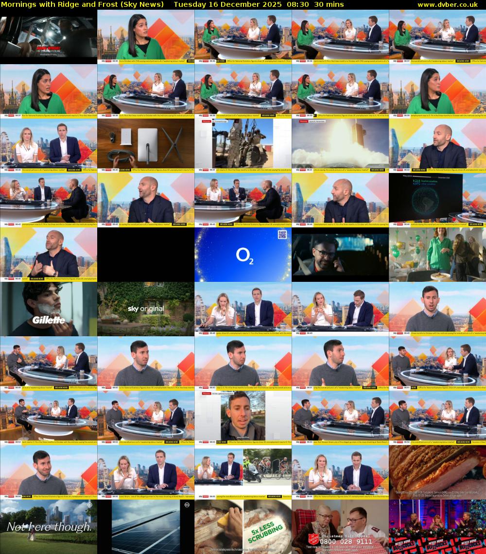 Mornings with Ridge and Frost (Sky News) Tuesday 16 December 2025 08:30 - 09:00