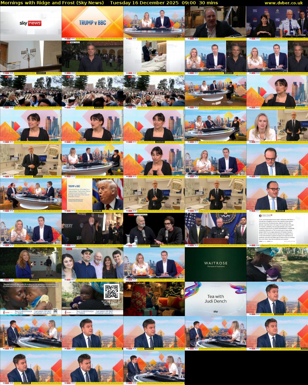 Mornings with Ridge and Frost (Sky News) Tuesday 16 December 2025 09:00 - 09:30