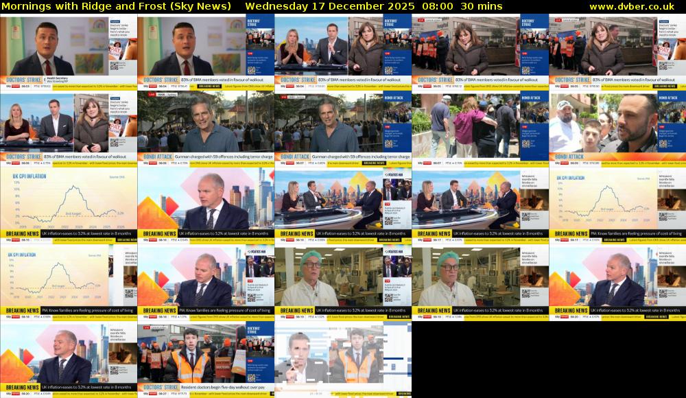 Mornings with Ridge and Frost (Sky News) Wednesday 17 December 2025 08:00 - 08:30