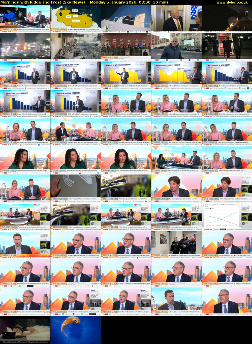 Mornings with Ridge and Frost (Sky News) Monday 5 January 2026 08:00 - 08:30