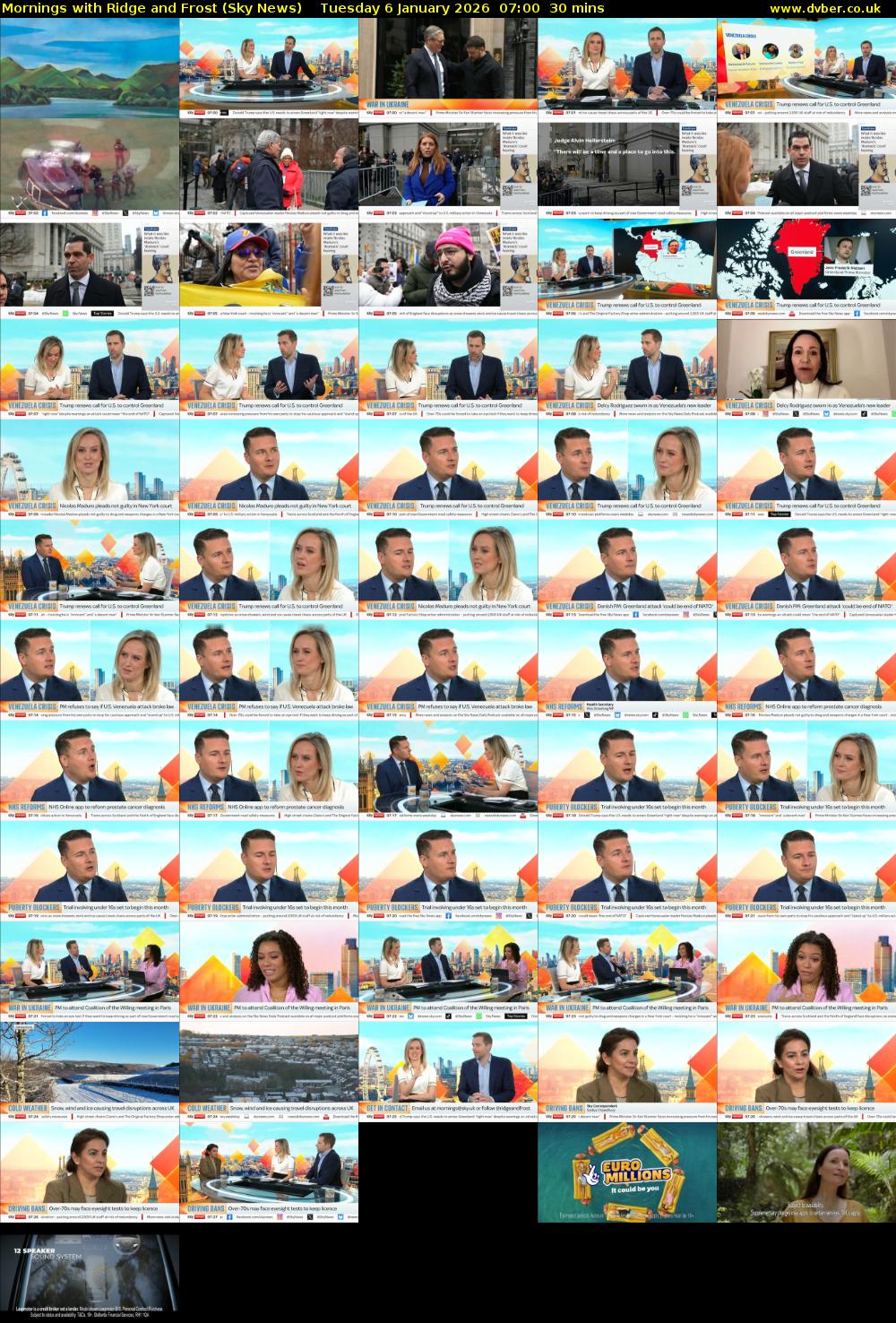 Mornings with Ridge and Frost (Sky News) Tuesday 6 January 2026 07:00 - 07:30