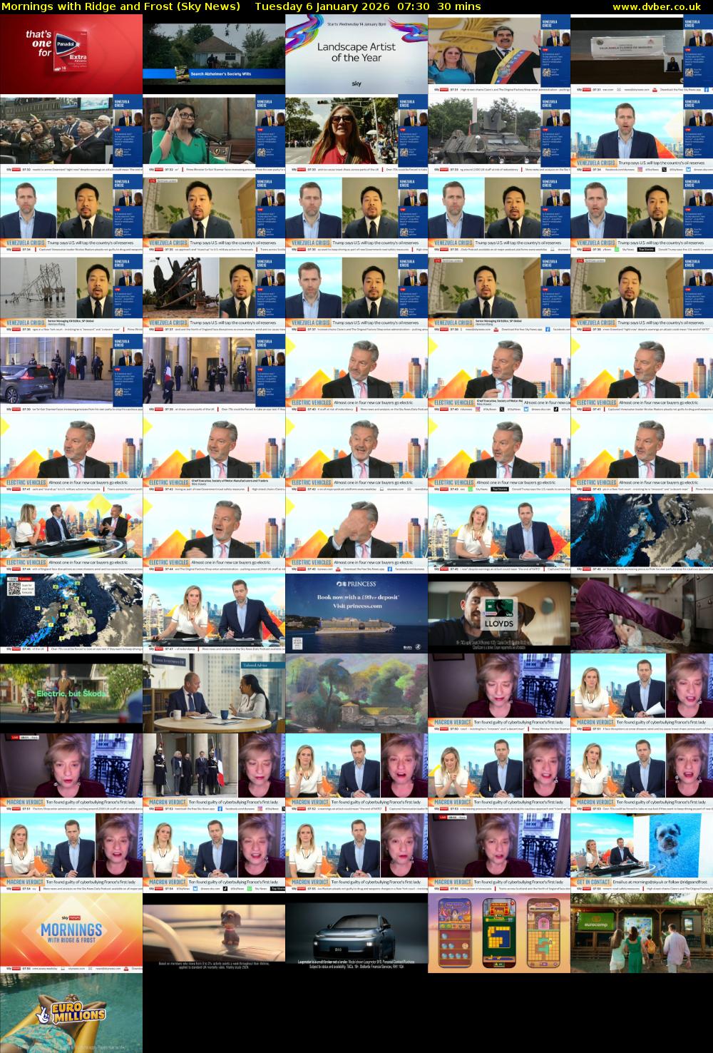 Mornings with Ridge and Frost (Sky News) Tuesday 6 January 2026 07:30 - 08:00