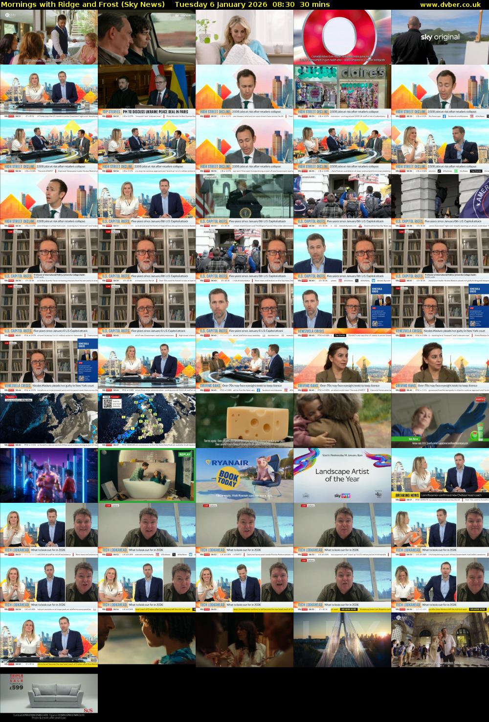 Mornings with Ridge and Frost (Sky News) Tuesday 6 January 2026 08:30 - 09:00