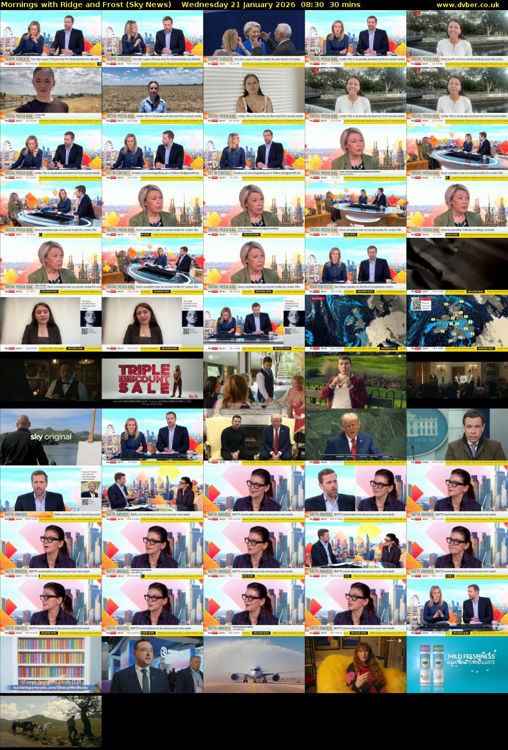 Mornings with Ridge and Frost (Sky News) Wednesday 21 January 2026 08:30 - 09:00