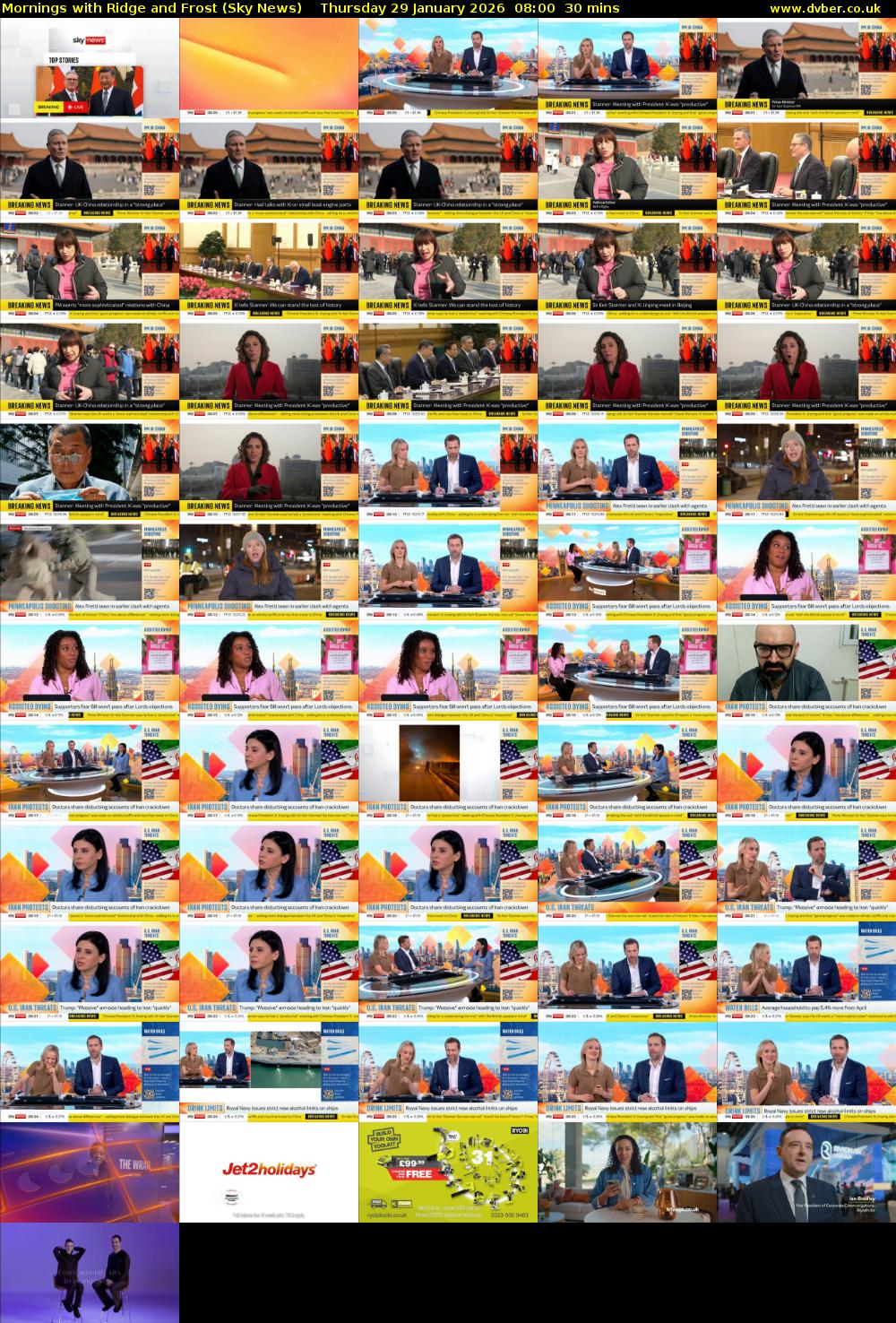 Mornings with Ridge and Frost (Sky News) Thursday 29 January 2026 08:00 - 08:30