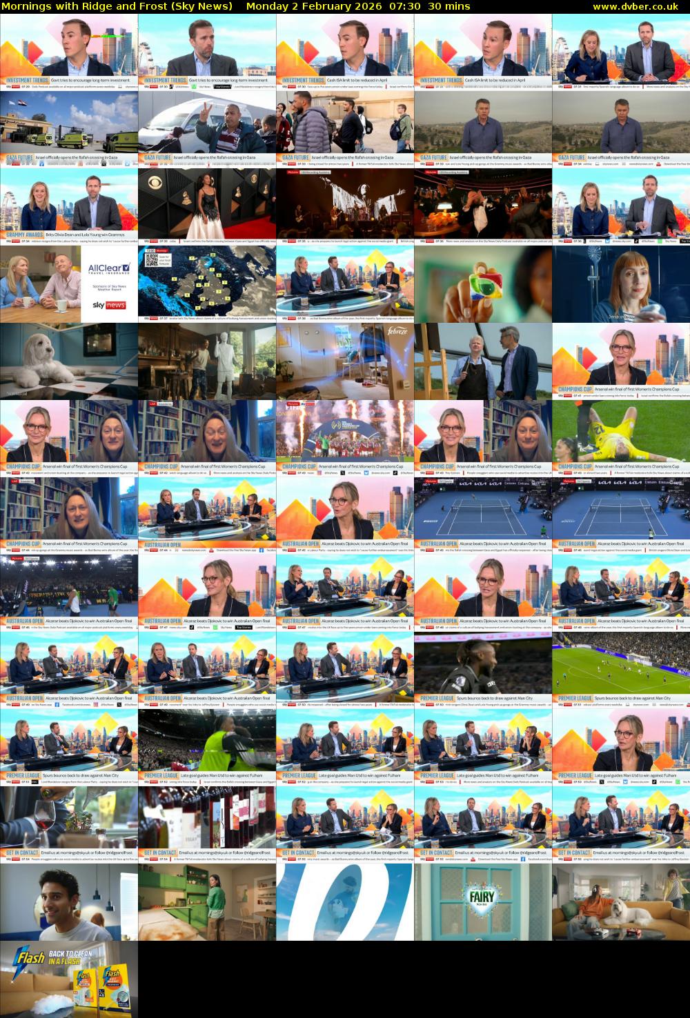 Mornings with Ridge and Frost (Sky News) Monday 2 February 2026 07:30 - 08:00