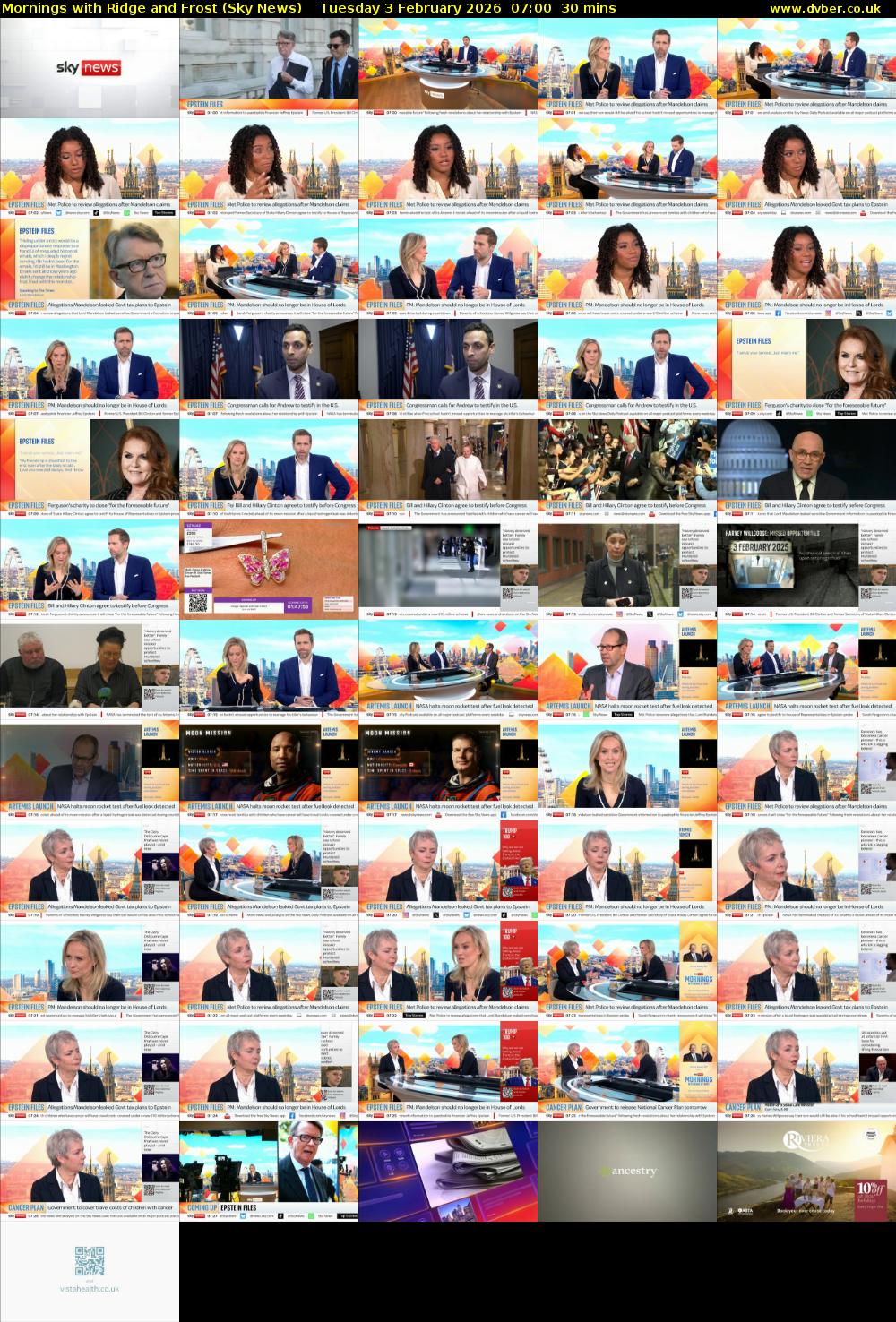 Mornings with Ridge and Frost (Sky News) Tuesday 3 February 2026 07:00 - 07:30