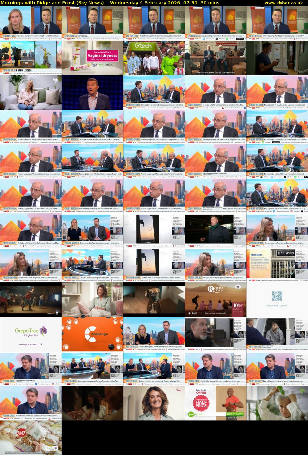 Mornings with Ridge and Frost (Sky News) Wednesday 4 February 2026 07:30 - 08:00