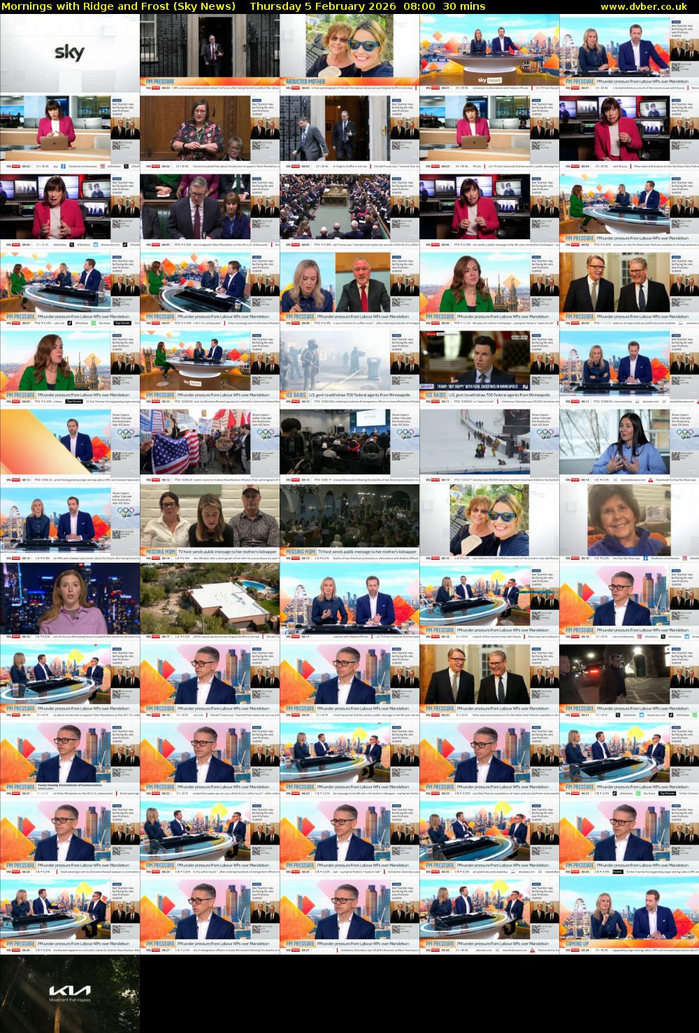 Mornings with Ridge and Frost (Sky News) Thursday 5 February 2026 08:00 - 08:30