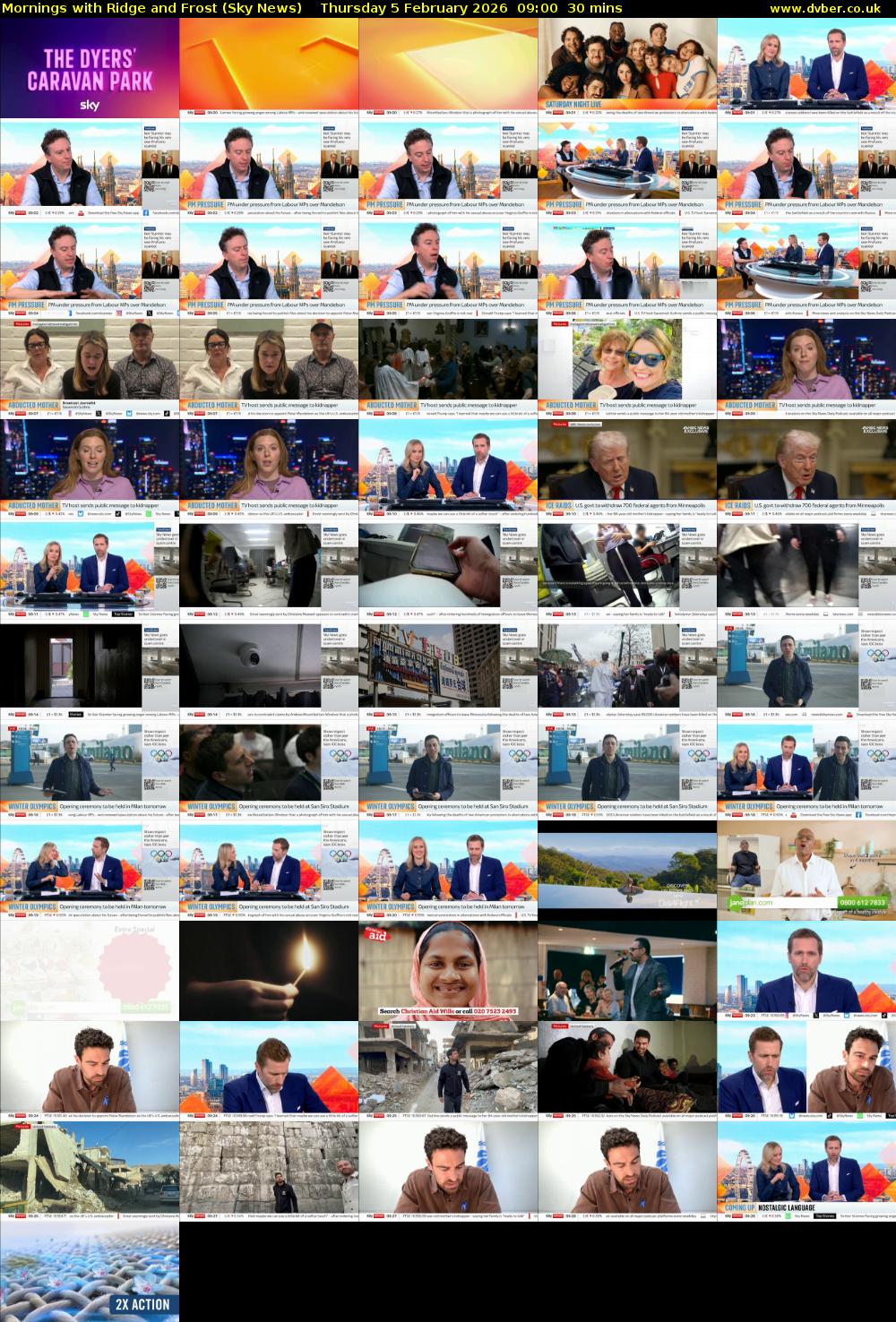 Mornings with Ridge and Frost (Sky News) Thursday 5 February 2026 09:00 - 09:30