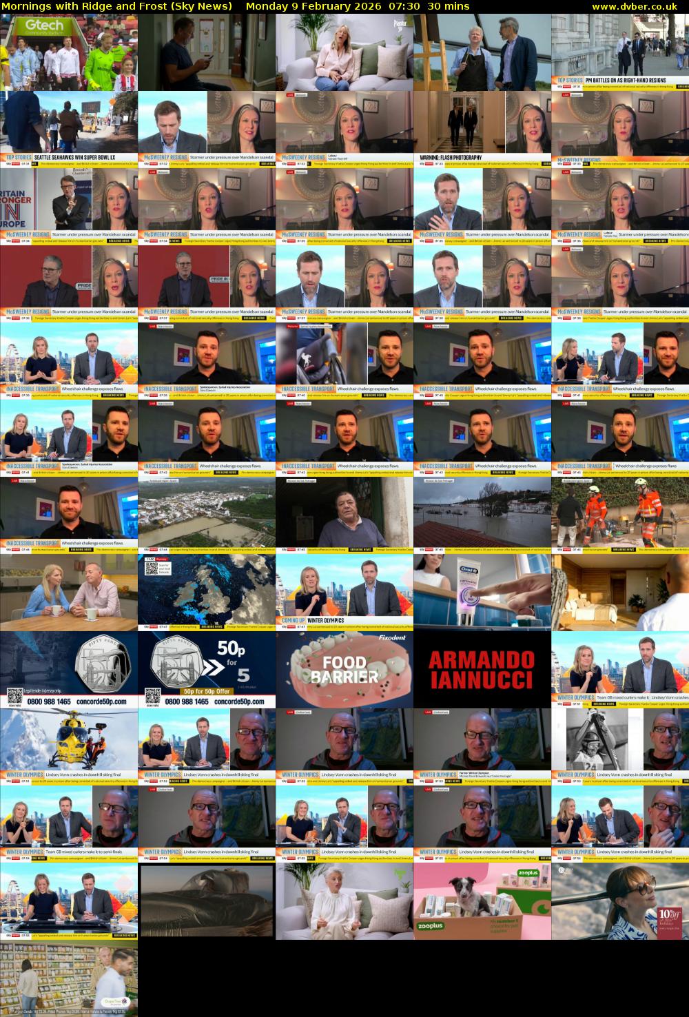 Mornings with Ridge and Frost (Sky News) Monday 9 February 2026 07:30 - 08:00