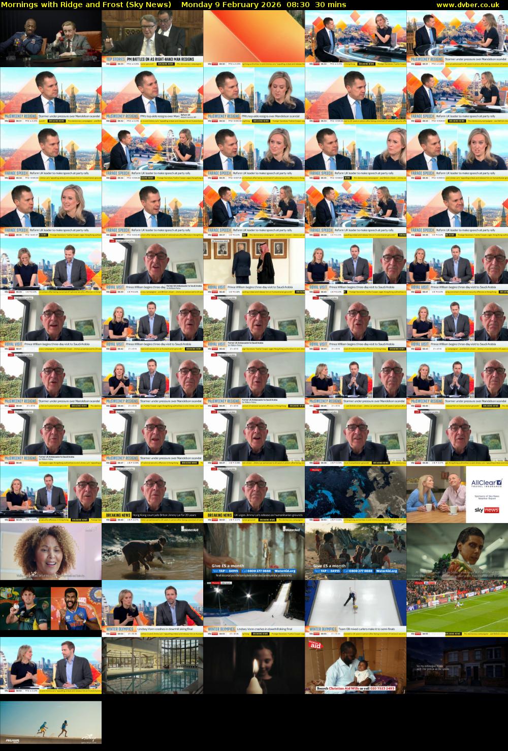 Mornings with Ridge and Frost (Sky News) Monday 9 February 2026 08:30 - 09:00