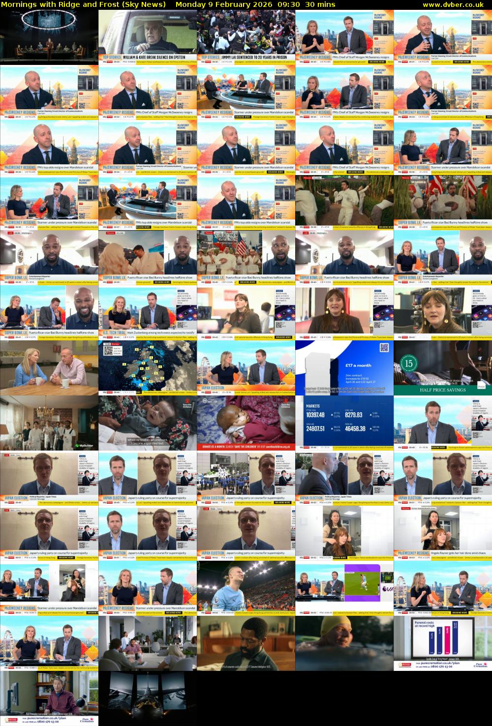 Mornings with Ridge and Frost (Sky News) Monday 9 February 2026 09:30 - 10:00