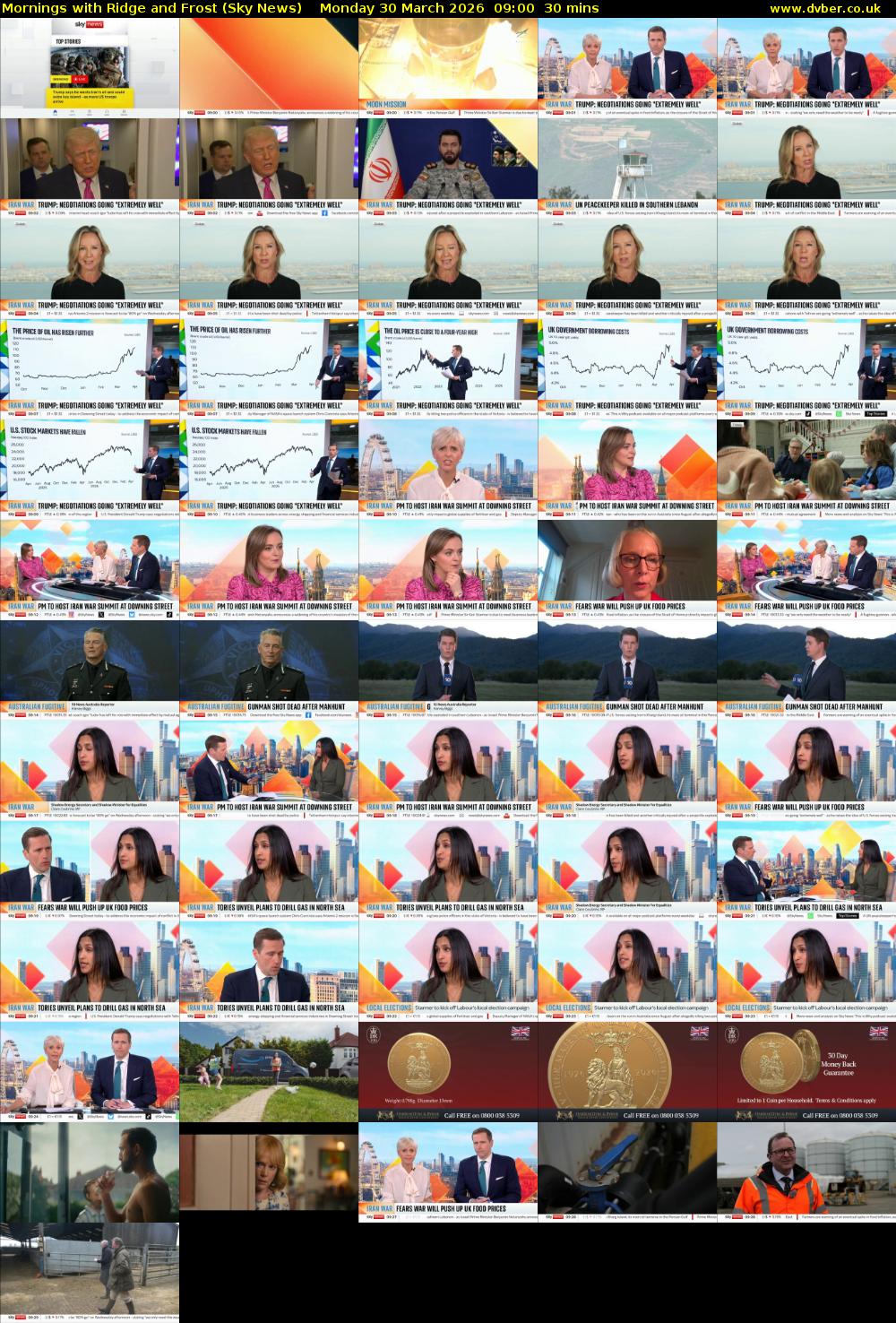 Mornings with Ridge and Frost (Sky News) Monday 30 March 2026 09:00 - 09:30