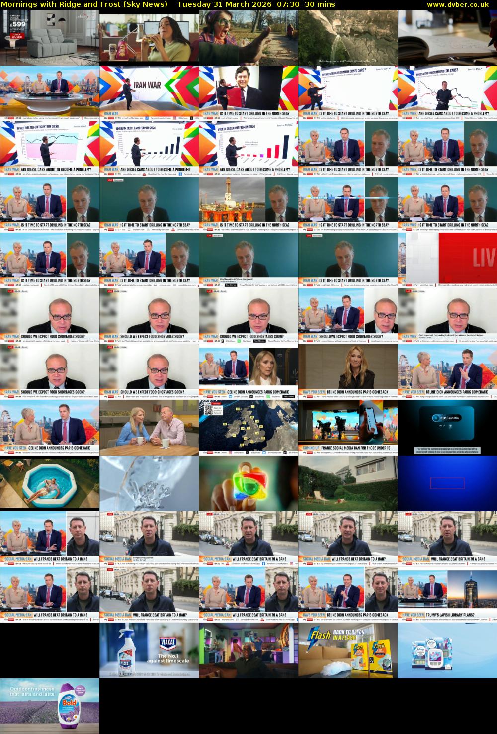 Mornings with Ridge and Frost (Sky News) Tuesday 31 March 2026 07:30 - 08:00