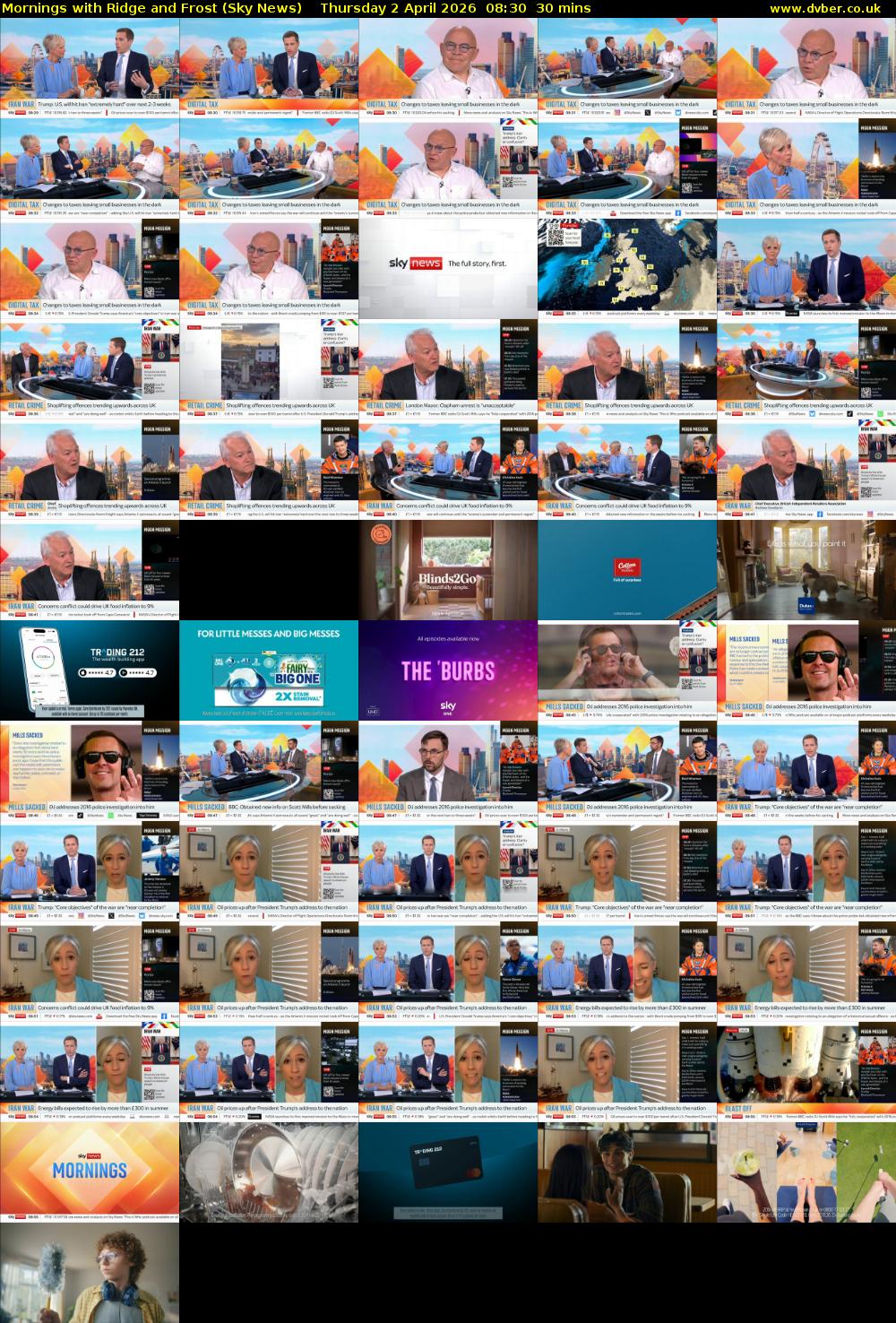 Mornings with Ridge and Frost (Sky News) Thursday 2 April 2026 08:30 - 09:00