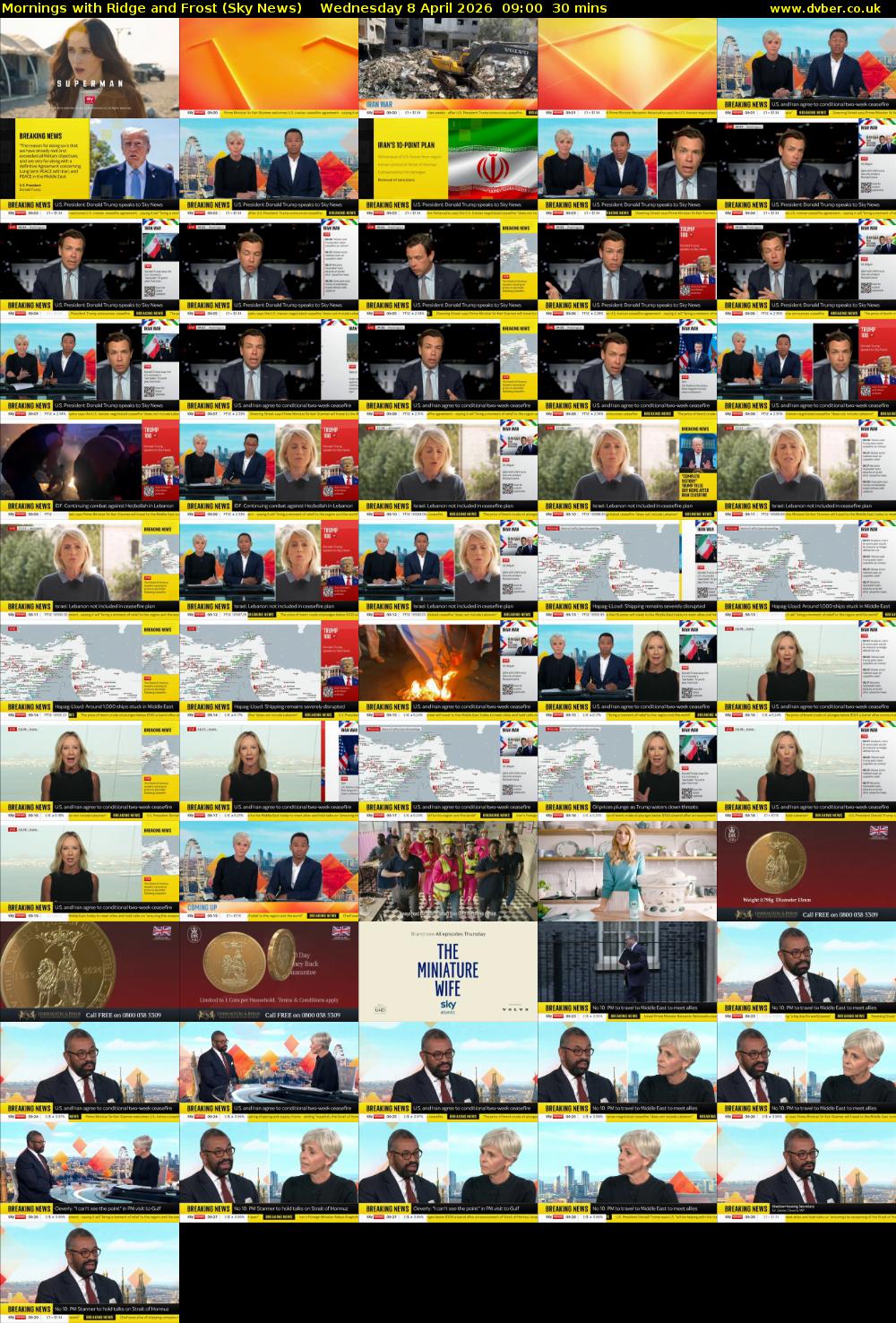 Mornings with Ridge and Frost (Sky News) Wednesday 8 April 2026 09:00 - 09:30