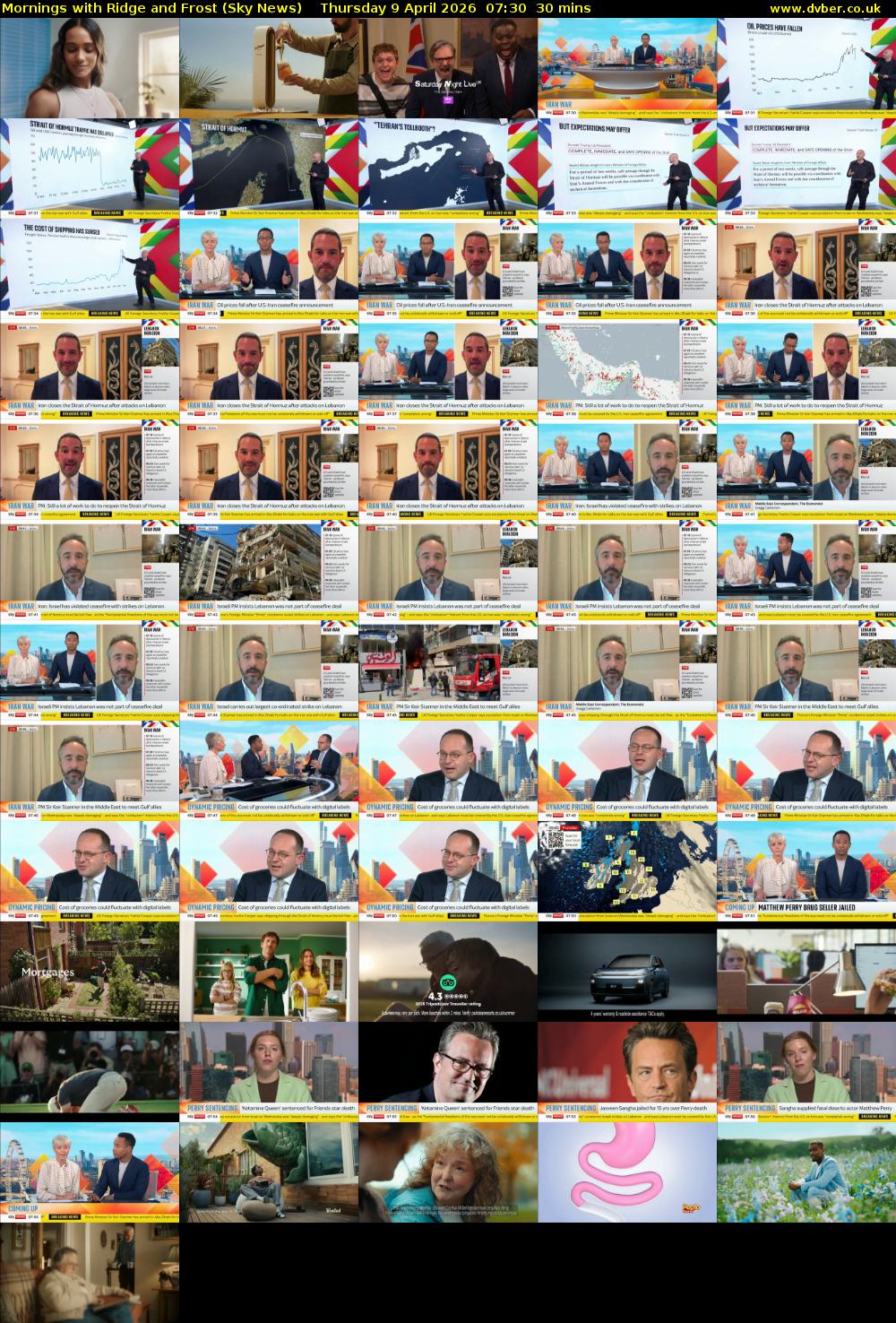 Mornings with Ridge and Frost (Sky News) Thursday 9 April 2026 07:30 - 08:00