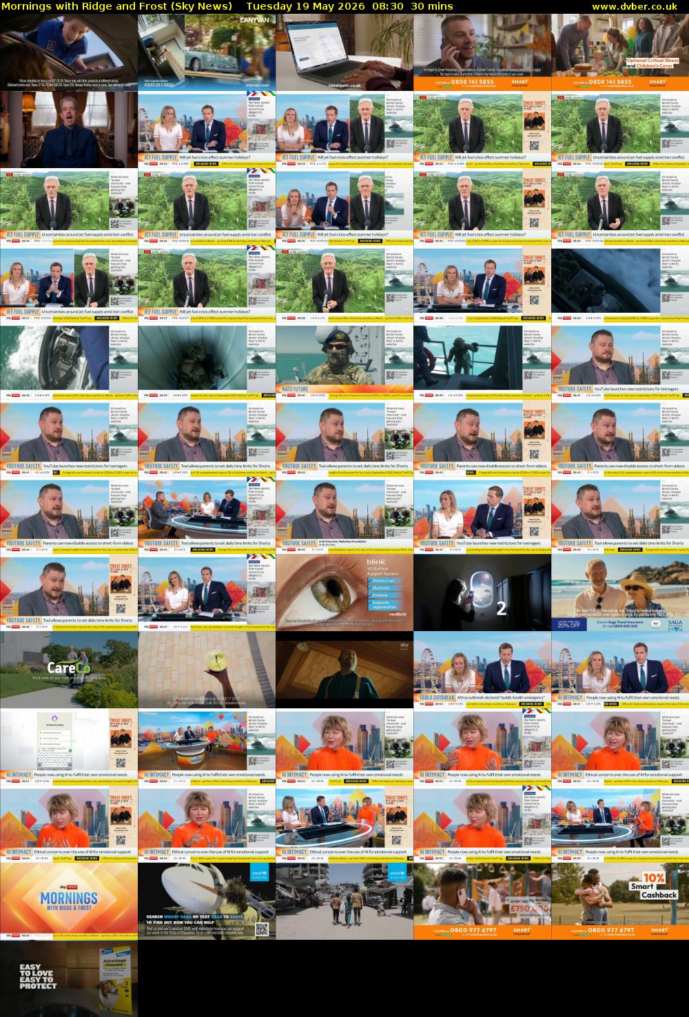 Mornings with Ridge and Frost (Sky News) Tuesday 19 May 2026 08:30 - 09:00