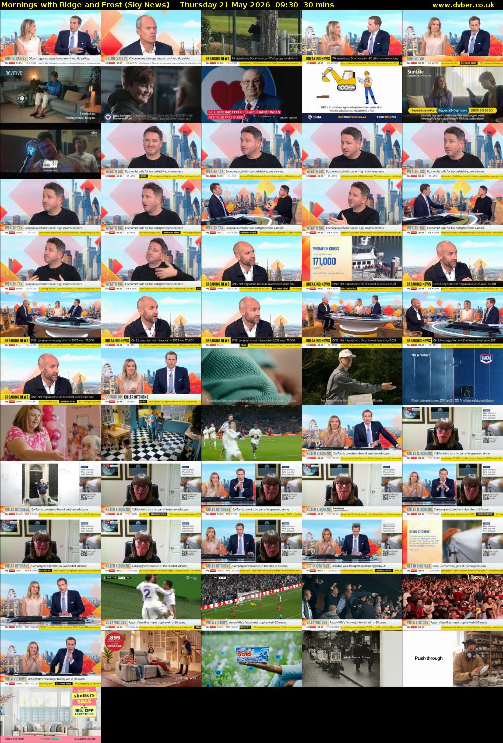 Mornings with Ridge and Frost (Sky News) Thursday 21 May 2026 09:30 - 10:00