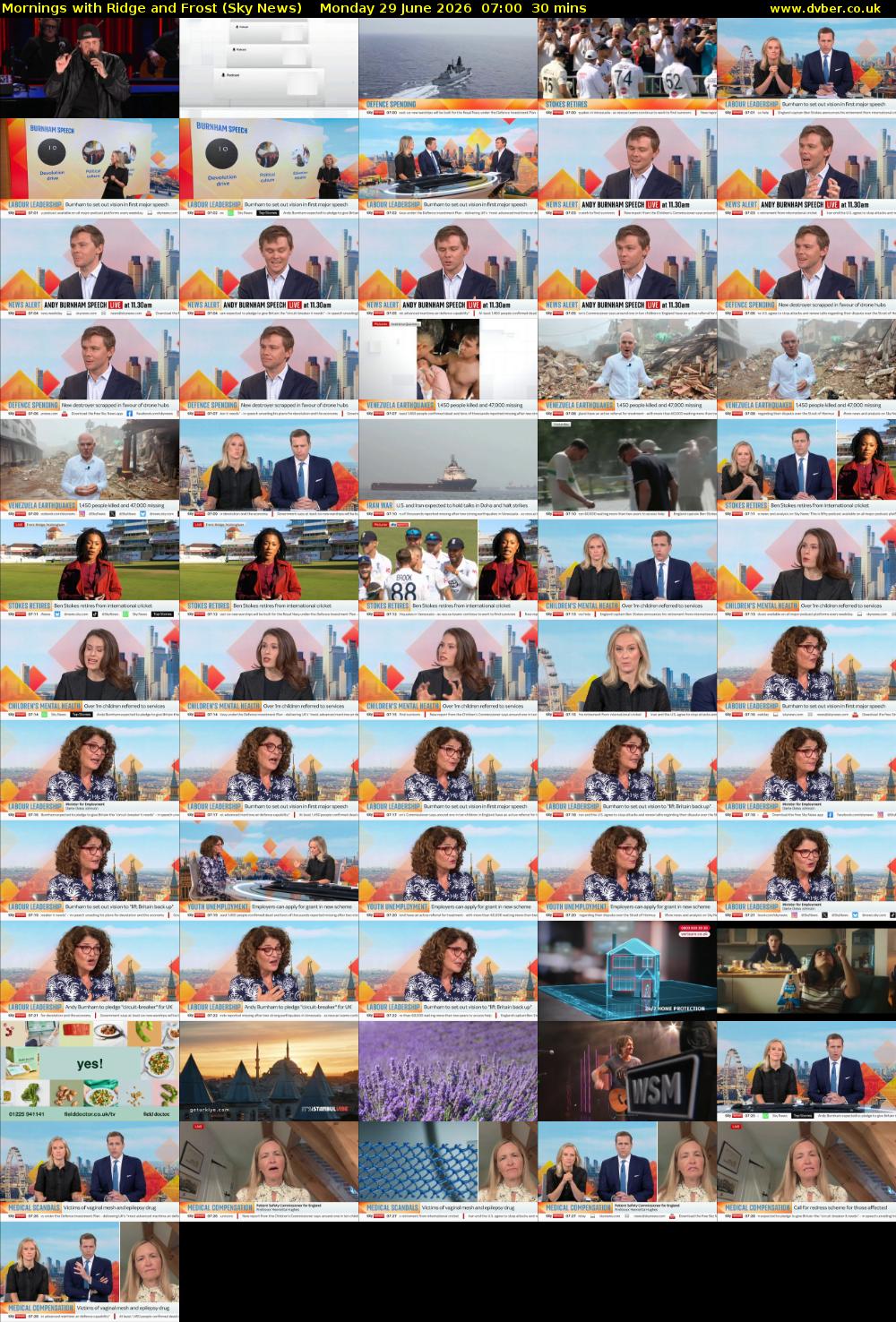 Mornings with Ridge and Frost (Sky News) Monday 29 June 2026 07:00 - 07:30