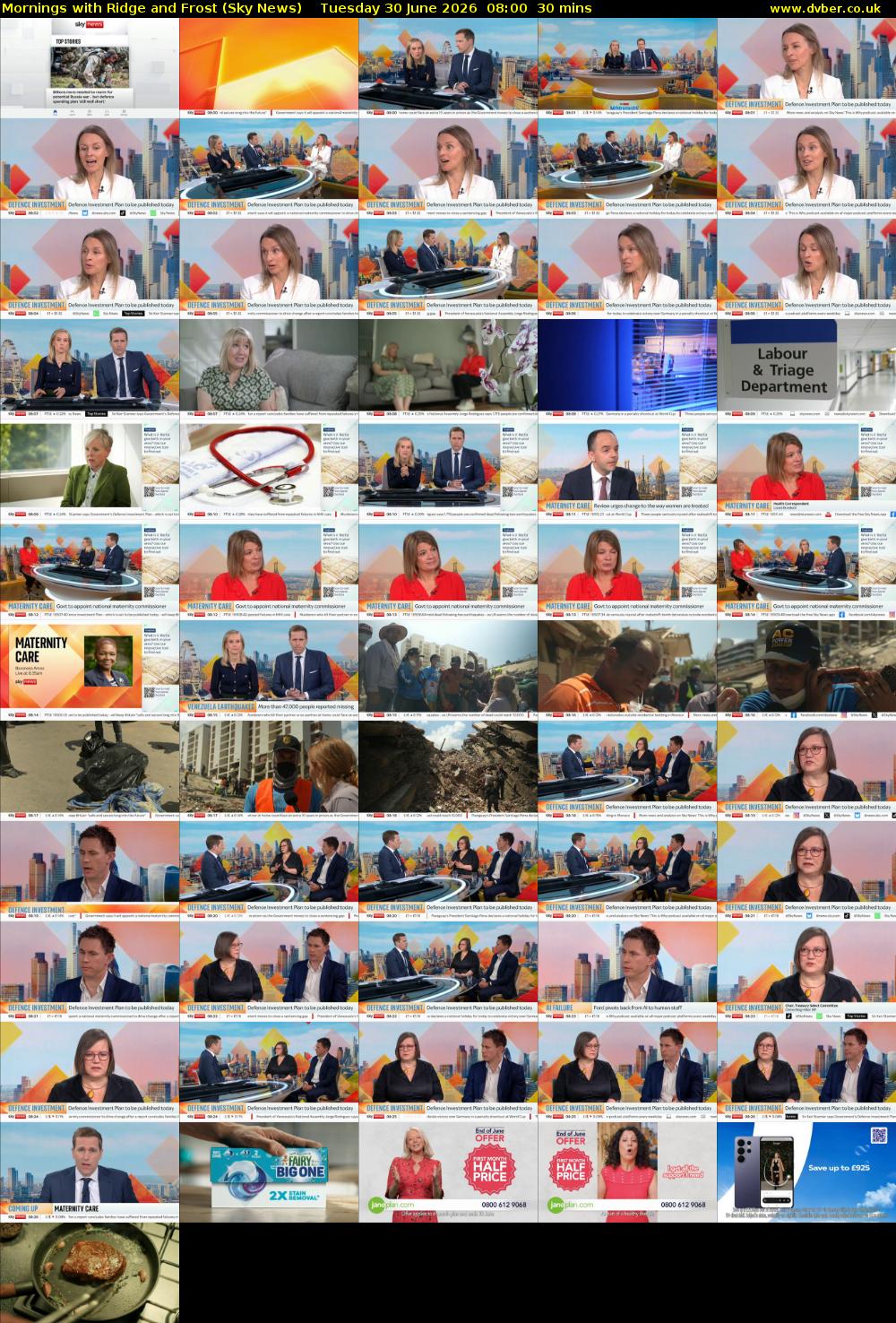 Mornings with Ridge and Frost (Sky News) Tuesday 30 June 2026 08:00 - 08:30