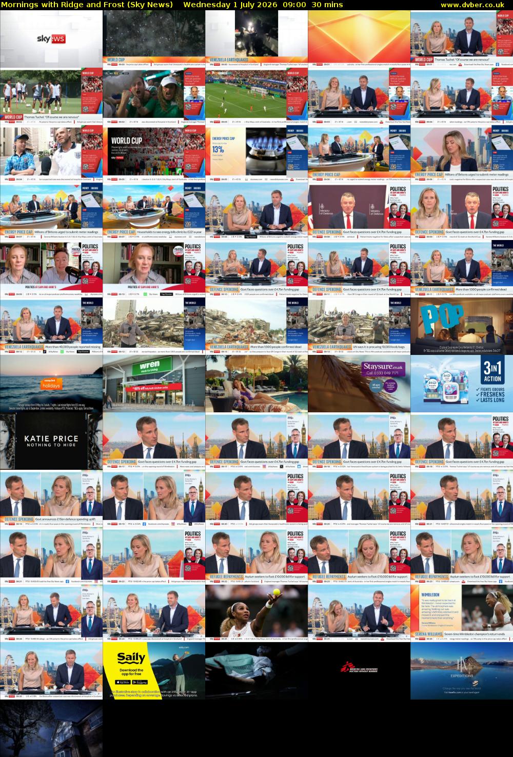 Mornings with Ridge and Frost (Sky News) Wednesday 1 July 2026 09:00 - 09:30