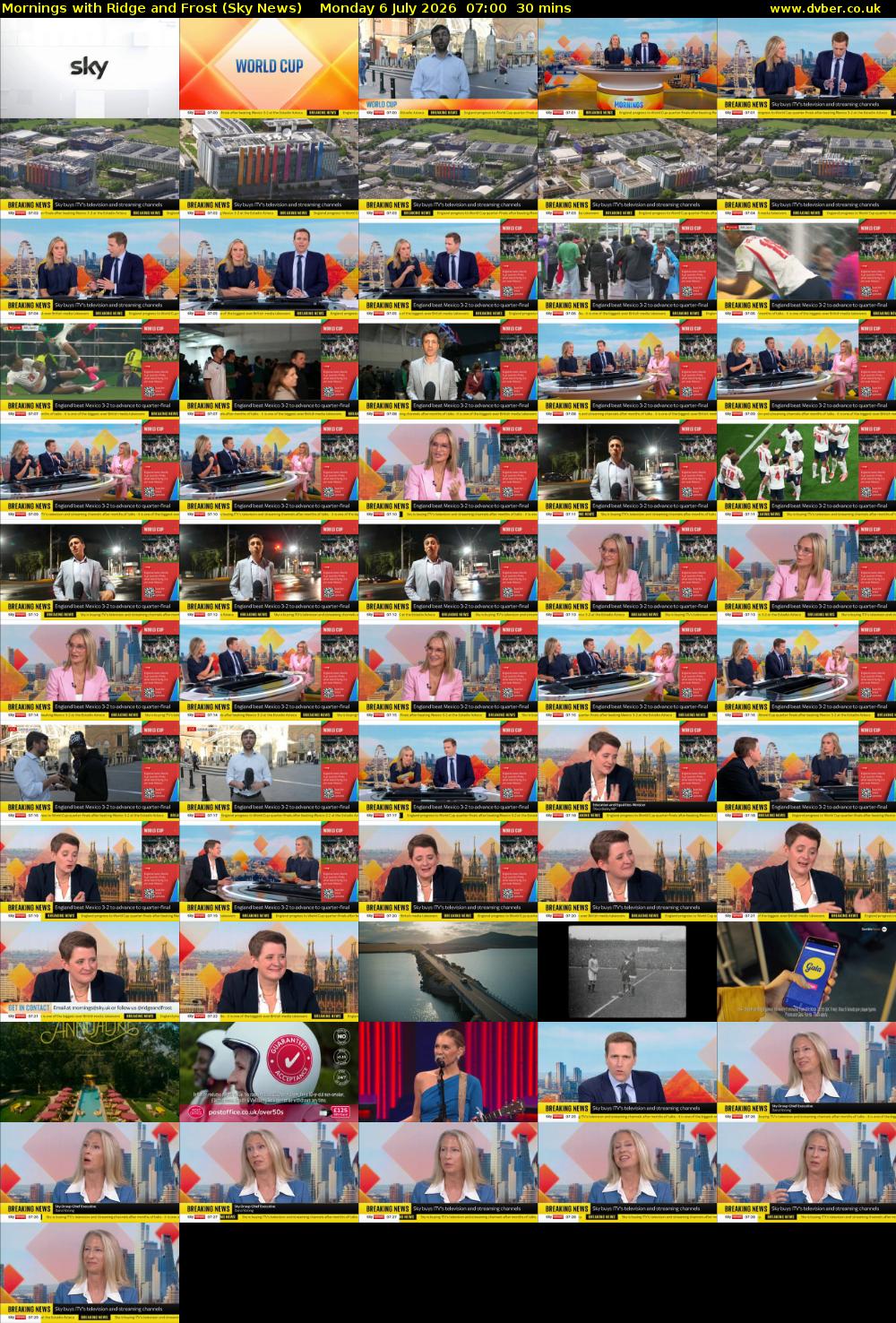 Mornings with Ridge and Frost (Sky News) Monday 6 July 2026 07:00 - 07:30