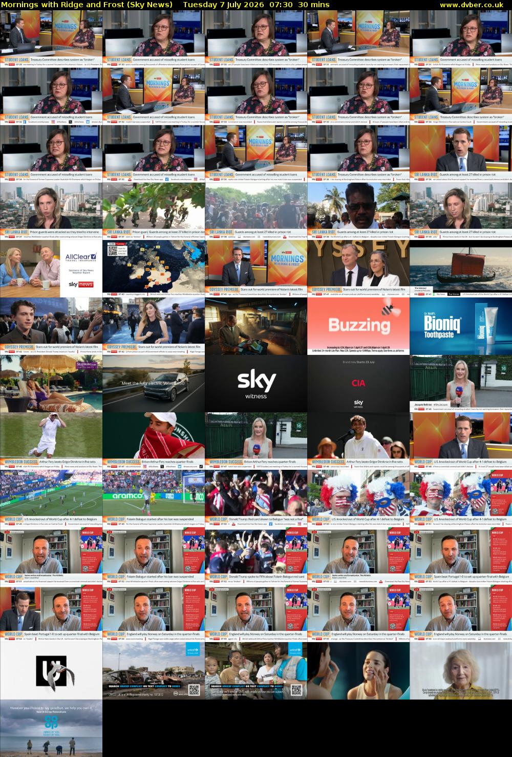 Mornings with Ridge and Frost (Sky News) Tuesday 7 July 2026 07:30 - 08:00