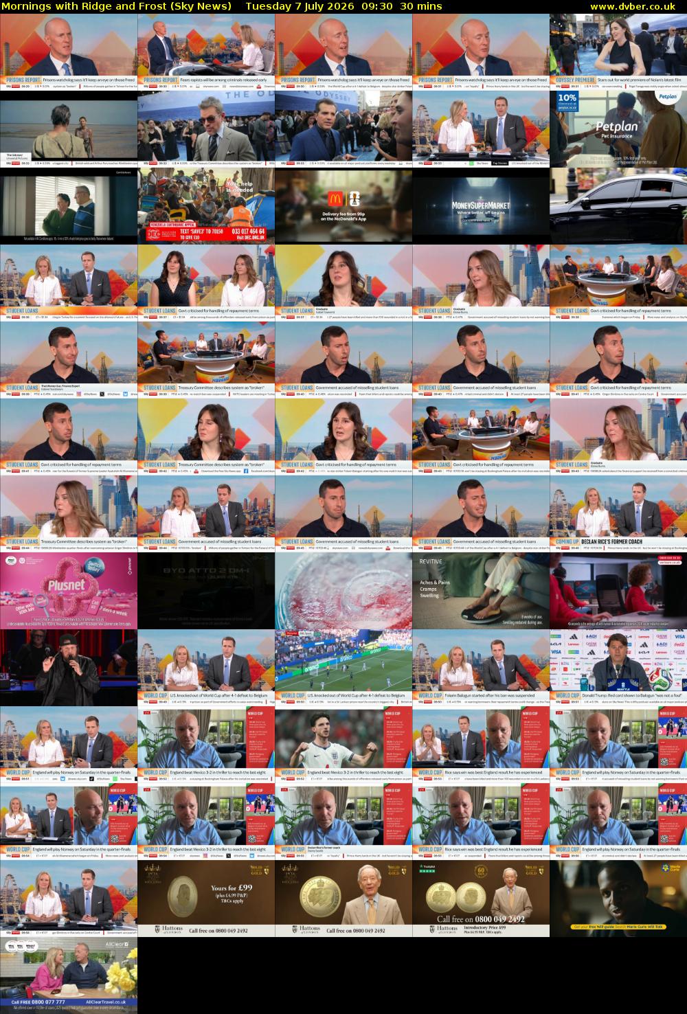 Mornings with Ridge and Frost (Sky News) Tuesday 7 July 2026 09:30 - 10:00