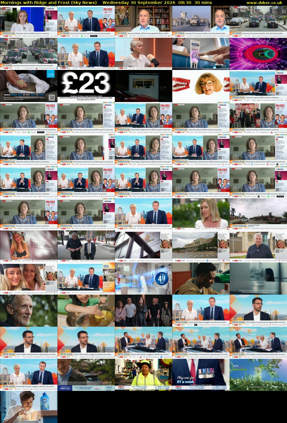 Mornings with Ridge and Frost (Sky News) Wednesday 30 September 2026 08:30 - 09:00