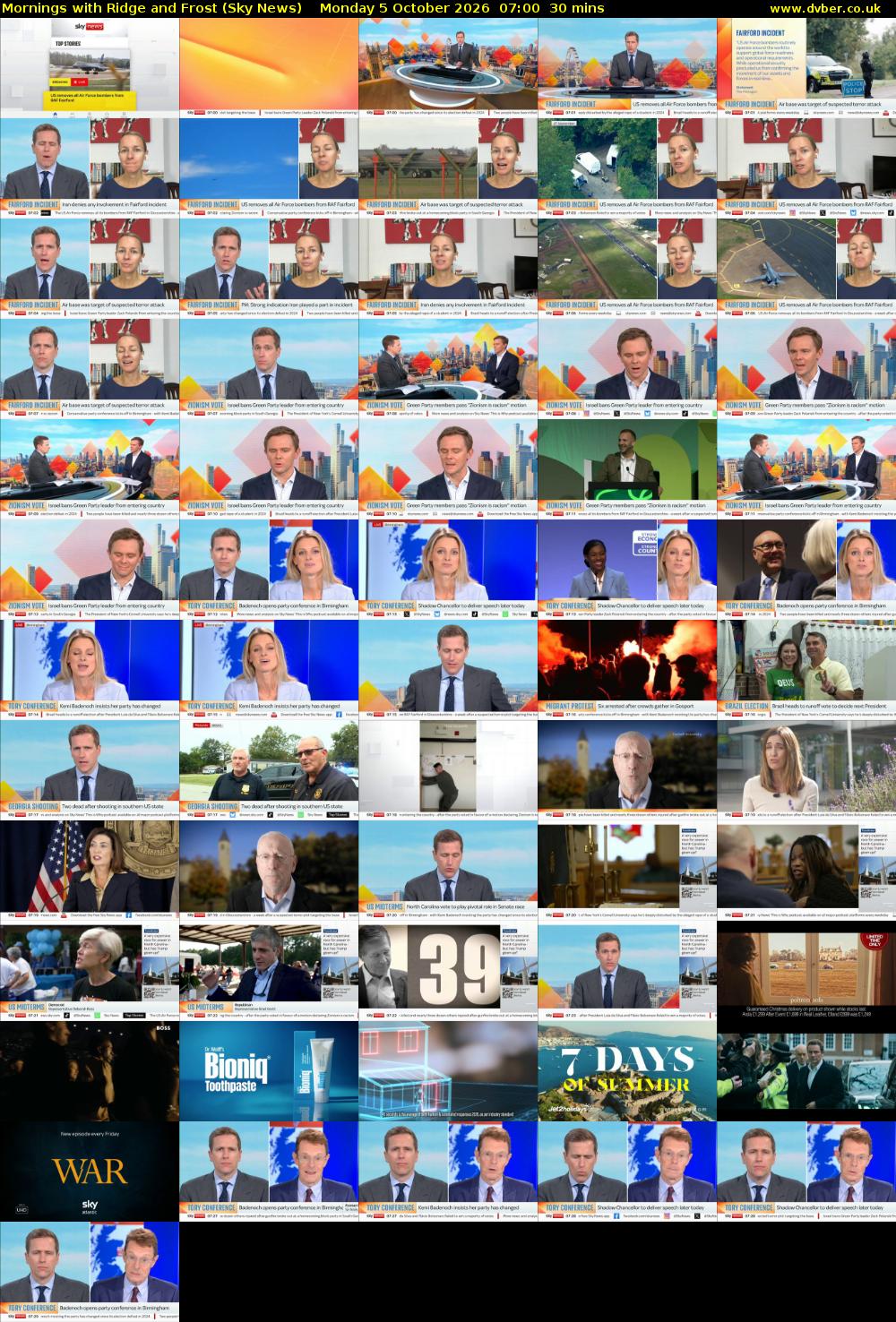 Mornings with Ridge and Frost (Sky News) Monday 5 October 2026 07:00 - 07:30