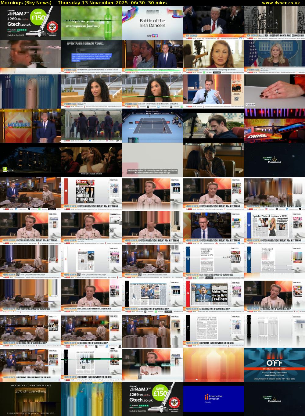 Mornings (Sky News) Thursday 13 November 2025 06:30 - 07:00