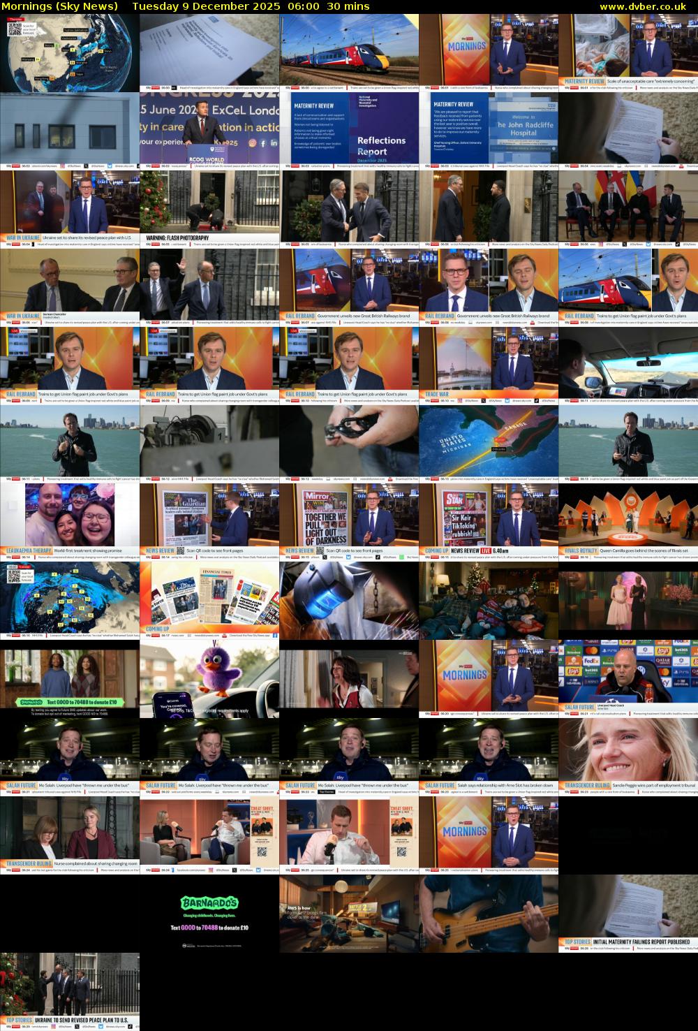 Mornings (Sky News) Tuesday 9 December 2025 06:00 - 06:30