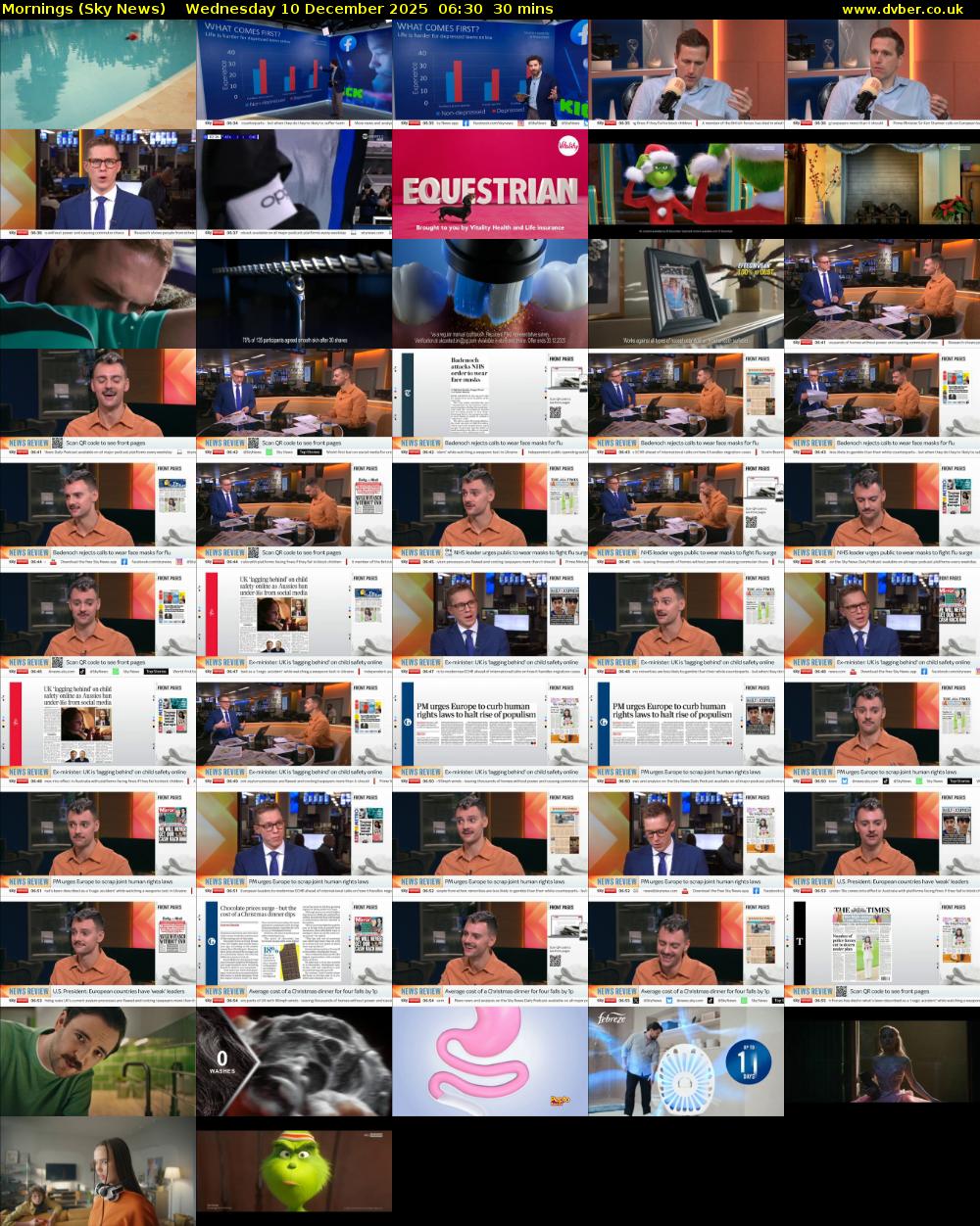 Mornings (Sky News) Wednesday 10 December 2025 06:30 - 07:00