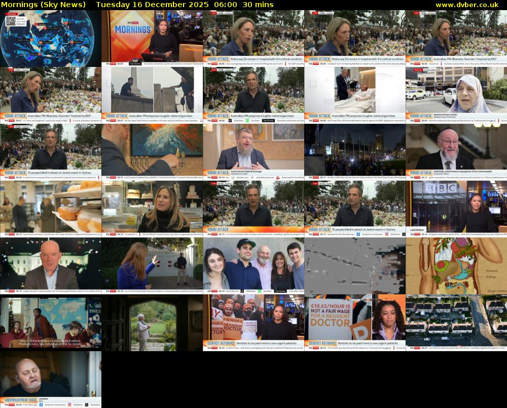 Mornings (Sky News) Tuesday 16 December 2025 06:00 - 06:30