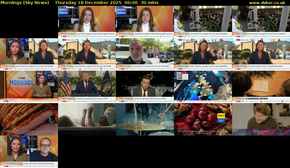 Mornings (Sky News) Thursday 18 December 2025 06:00 - 06:30