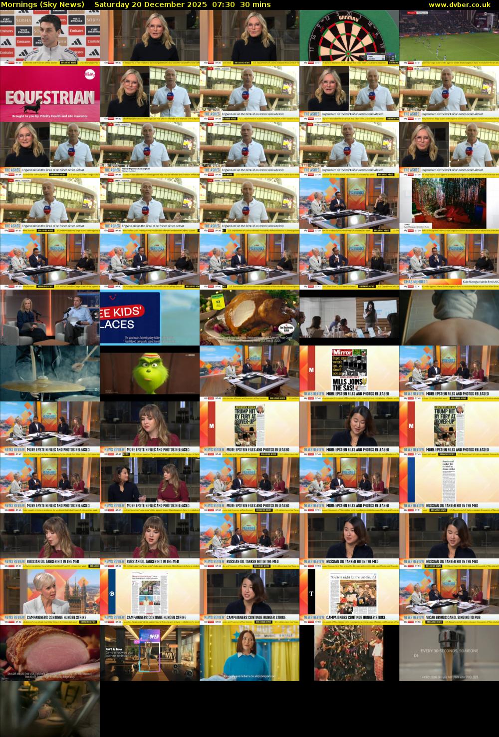 Mornings (Sky News) Saturday 20 December 2025 07:30 - 08:00