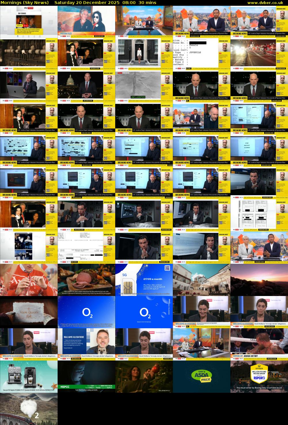 Mornings (Sky News) Saturday 20 December 2025 08:00 - 08:30