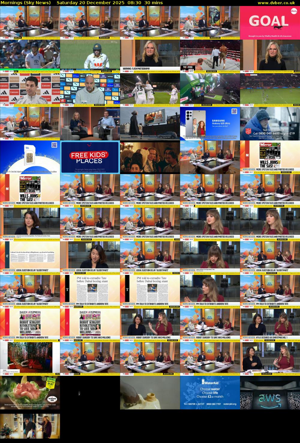 Mornings (Sky News) Saturday 20 December 2025 08:30 - 09:00