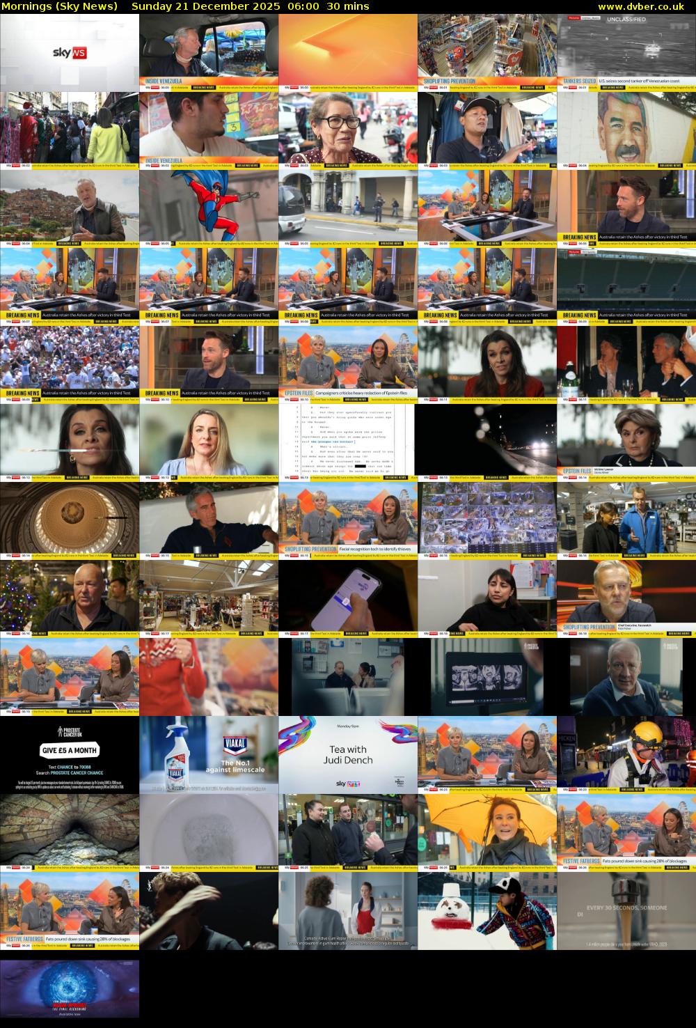 Mornings (Sky News) Sunday 21 December 2025 06:00 - 06:30