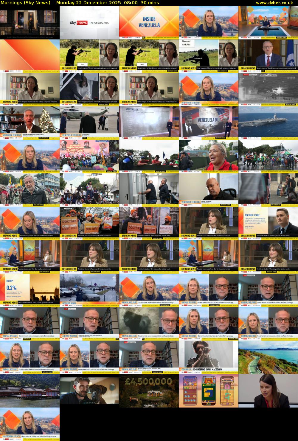 Mornings (Sky News) Monday 22 December 2025 08:00 - 08:30