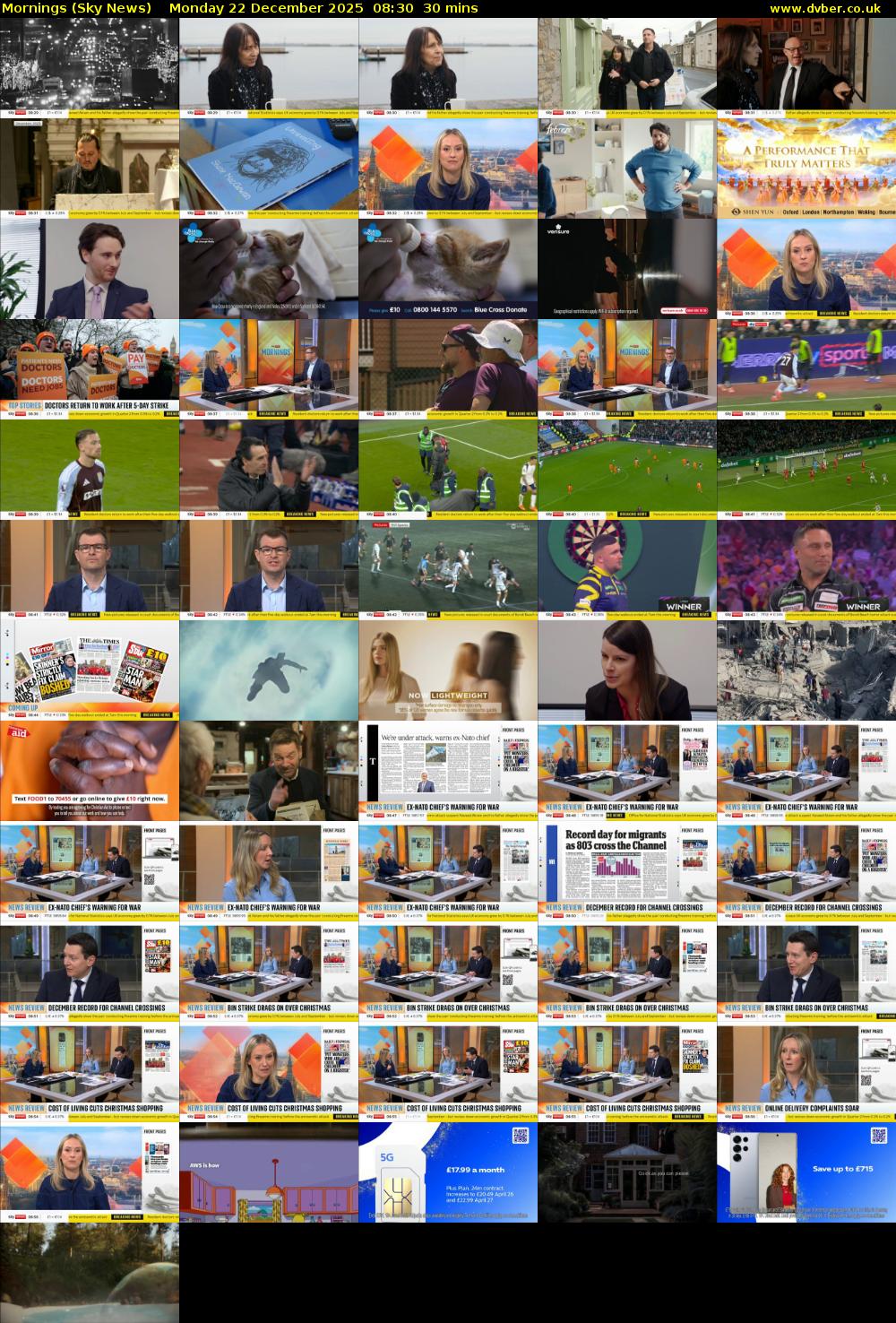 Mornings (Sky News) Monday 22 December 2025 08:30 - 09:00