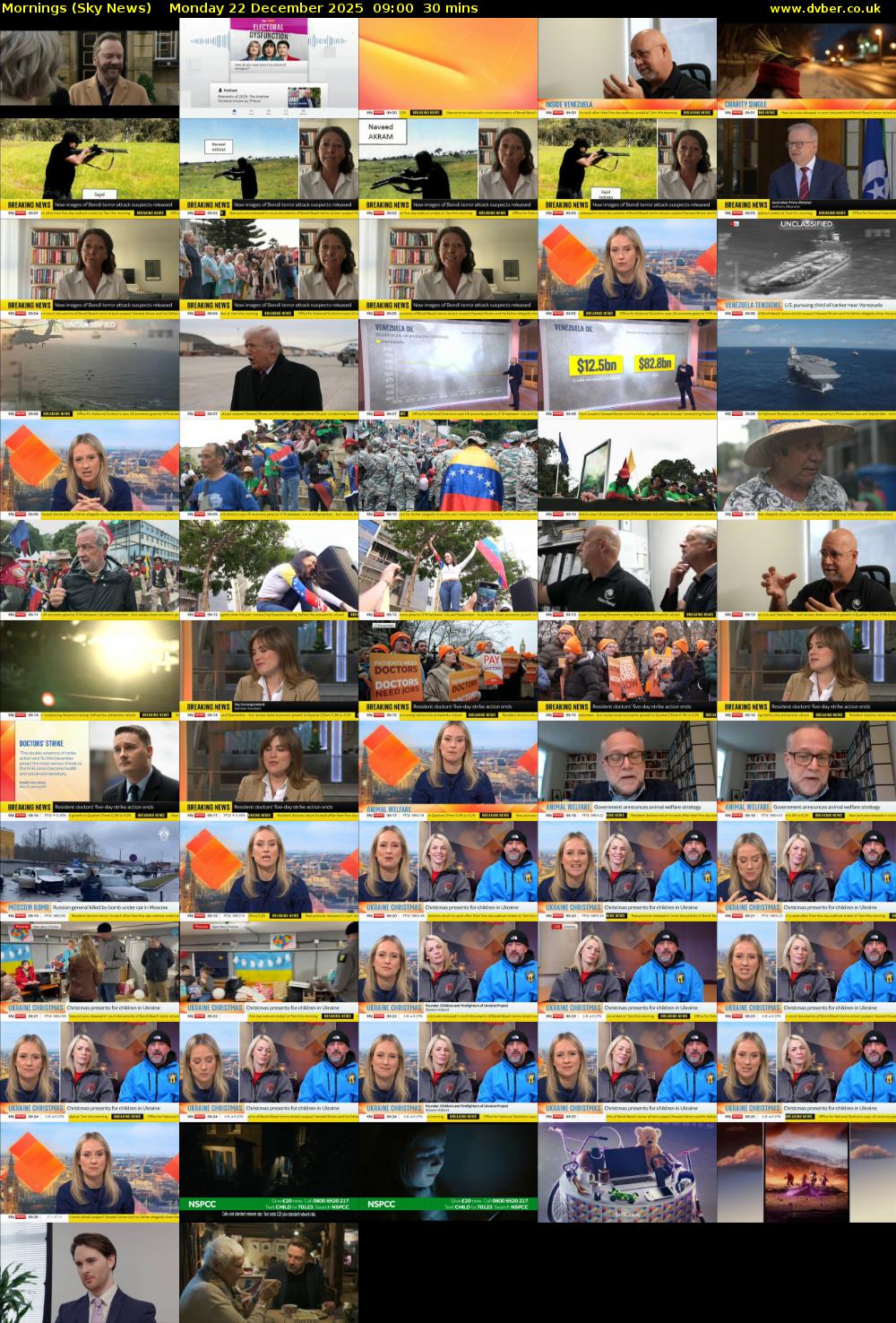Mornings (Sky News) Monday 22 December 2025 09:00 - 09:30