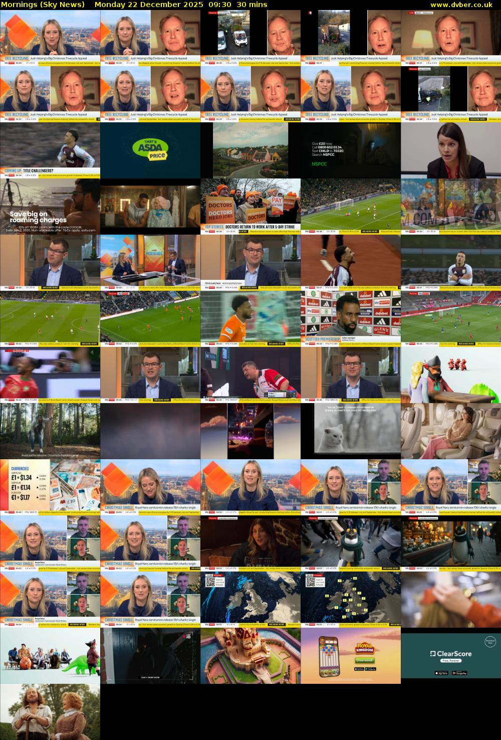 Mornings (Sky News) Monday 22 December 2025 09:30 - 10:00